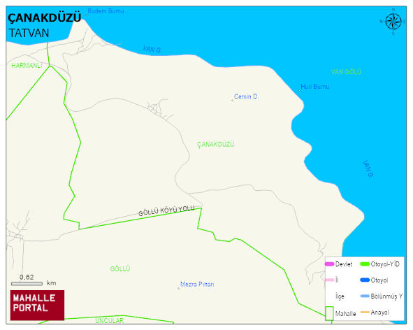 ÇANAKDÜZÜ Köyü Haritası | Sayısal Bölge Görünümü