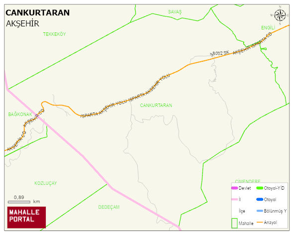 CANKURTARAN Mahallesi Haritası | Güncel Mahalle ve Köy Haritası