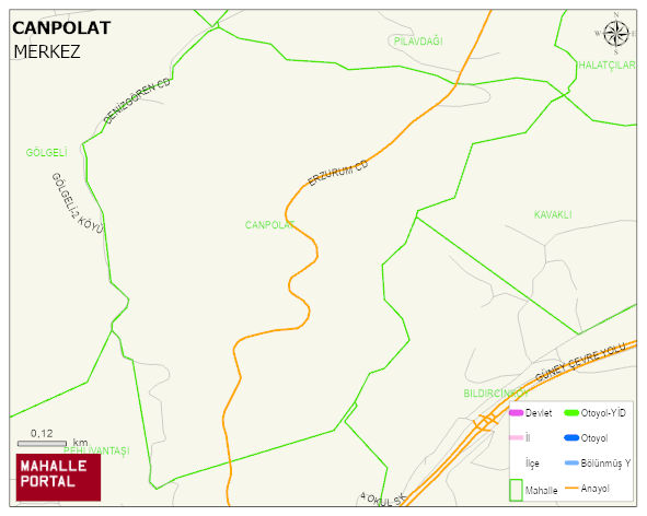 CANPOLAT Mahallesi Haritası | İnteraktif Köy ve Mahalle Sınırları