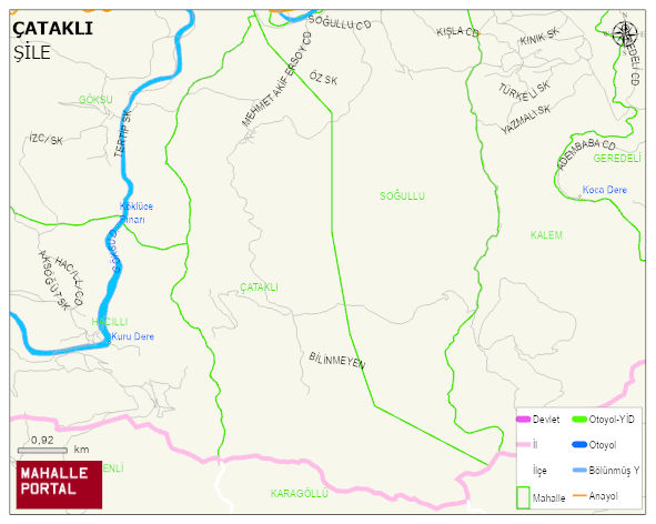 ÇATAKLI Mahallesi Haritası | Mahalle Sokak Haritası