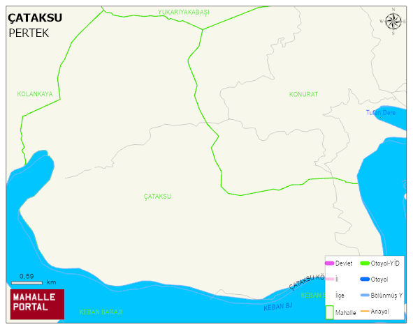 ÇATAKSU Köyü Haritası | Uydu Görüntüsü ve Harita Detayları