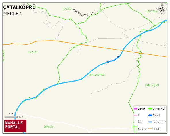 ÇATALKÖPRÜ Köyü Haritası | Mahalle Sokak Haritası