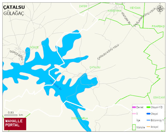 ÇATALSU Köyü Haritası | Güncel Mahalle ve Köy Haritası