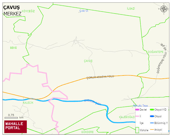 ÇAVUŞ Köyü Haritası | Coğrafi Yapı ve Detaylı Haritası