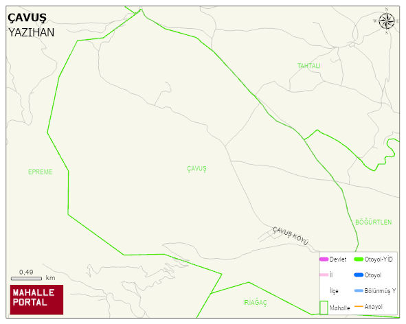 ÇAVUŞ Mahallesi Haritası | Güncel Mahalle ve Köy Haritası