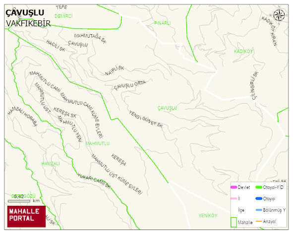 ÇAVUŞLU Mahallesi Haritası | Güncel Mahalle ve Köy Haritası