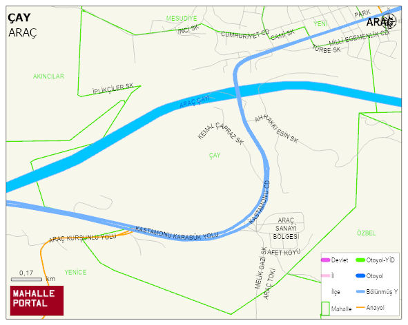 ÇAY Mahallesi Haritası | Mahalle Sokak Haritası