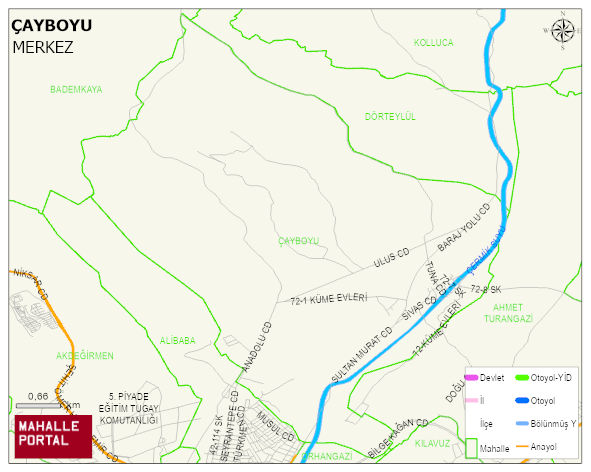 ÇAYBOYU Mahallesi Haritası | Uydu Görüntüsü ve Harita Detayları