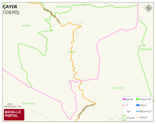 ÇAYIR Mahallesi Haritası | Coğrafi Yapı ve Detaylı Haritası