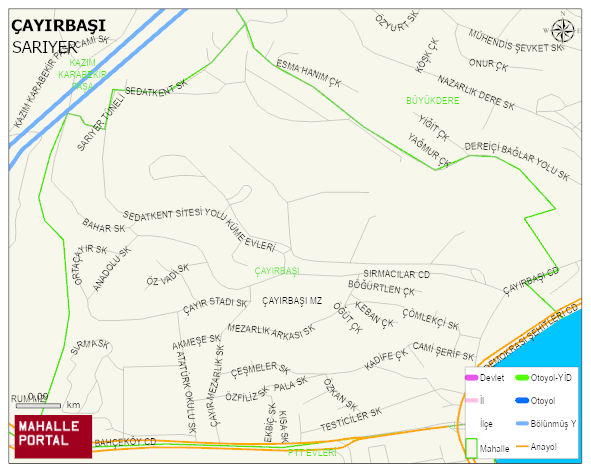 ÇAYIRBAŞI Mahallesi Haritası | İnteraktif Köy ve Mahalle Sınırları