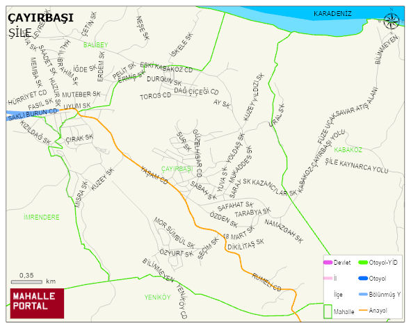 ÇAYIRBAŞI Mahallesi Haritası | Güncel Mahalle ve Köy Haritası