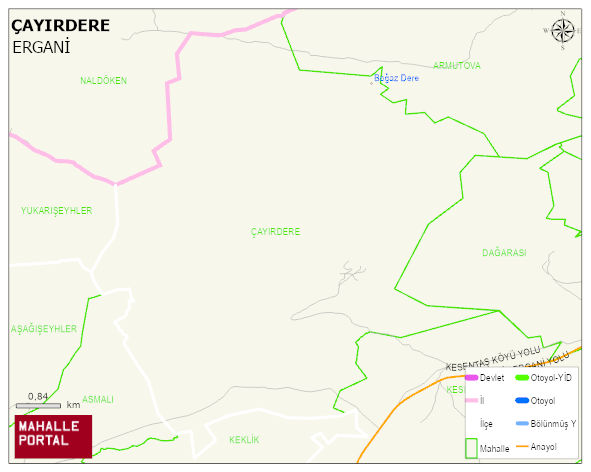 ÇAYIRDERE Mahallesi Haritası | İnteraktif Köy ve Mahalle Sınırları