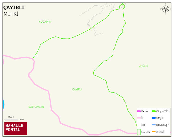 ÇAYIRLI Köyü Haritası | Güncel Mahalle ve Köy Haritası