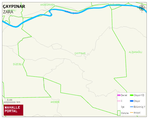 ÇAYPINAR Köyü Haritası | Mahalle Sokak Haritası