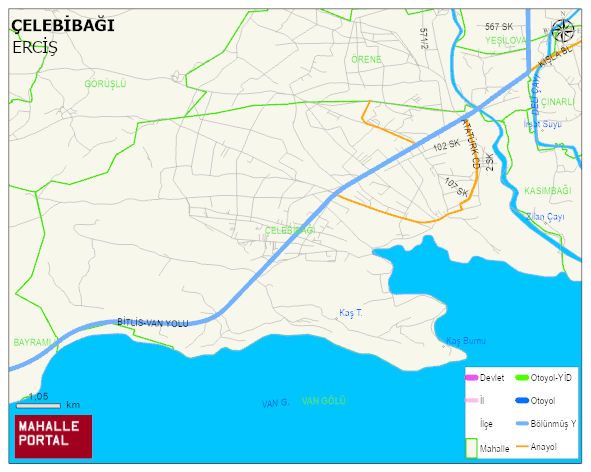 ÇELEBİBAĞI Mahallesi Haritası | Güncel Mahalle ve Köy Haritası