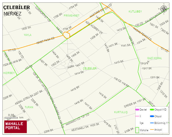 ÇELEBİLER Mahallesi Haritası | Uydu Görüntüsü ve Harita Detayları