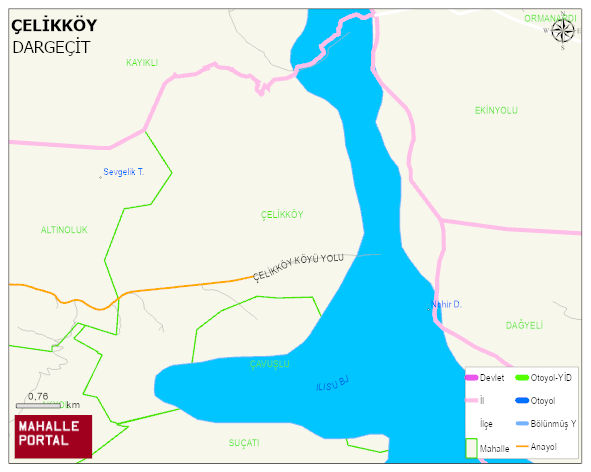 ÇELİKKÖY Mahallesi Haritası | Mahalle Sokak Haritası