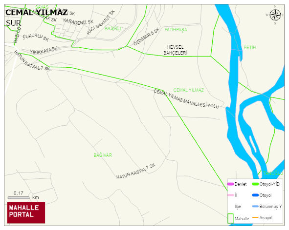 CEMAL YILMAZ Mahallesi Haritası | Yükselti ve Doğa Özellikleri