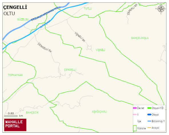 ÇENGELLİ Mahallesi Haritası | Coğrafi Yapı ve Detaylı Haritası
