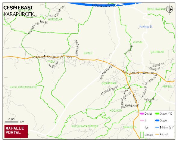ÇEŞMEBAŞI Mahallesi Haritası | Mahalle Sokak Haritası