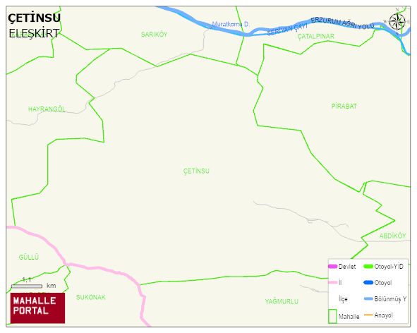 ÇETİNSU Köyü Haritası | Mahalle Sokak Haritası