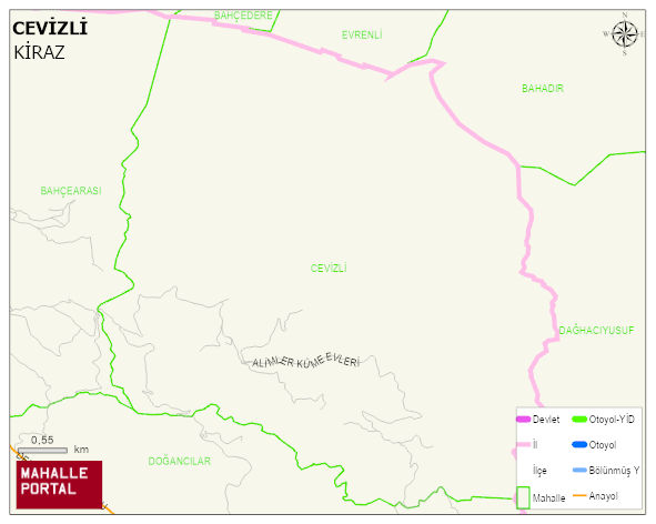 CEVİZLİ Mahallesi Haritası | Coğrafi Yapı ve Detaylı Haritası