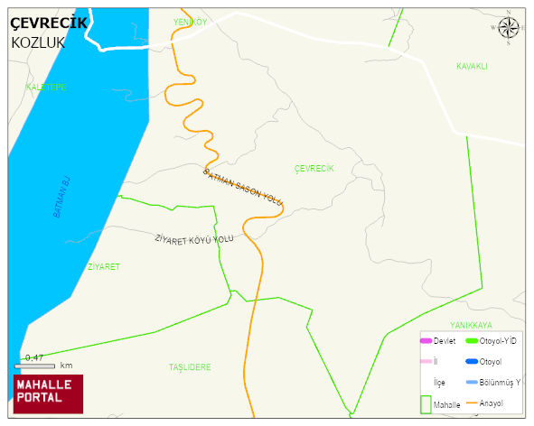 ÇEVRECİK Köyü Haritası | Güncel Mahalle ve Köy Haritası