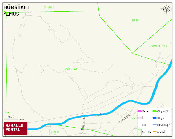 ÇEVRELİ BELDESİ HÜRRİYET Mahallesi Haritası | Mahalle Sokak Haritası
