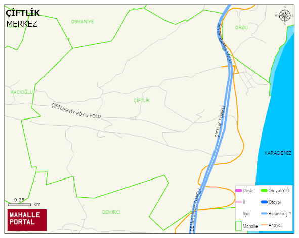 ÇİFTLİK Köyü Haritası | Uydu Görüntüsü ve Harita Detayları
