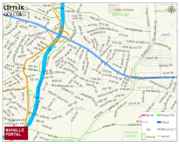 ÇİFTLİK Mahallesi Haritası | İnteraktif Köy ve Mahalle Sınırları