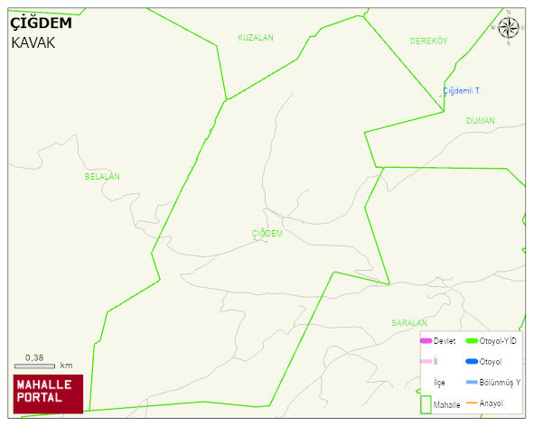 ÇİĞDEM Mahallesi Haritası | Mahalle Sokak Haritası