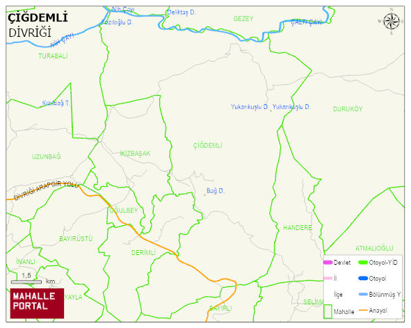 ÇİĞDEMLİ Köyü Haritası | Mahalle Sokak Haritası