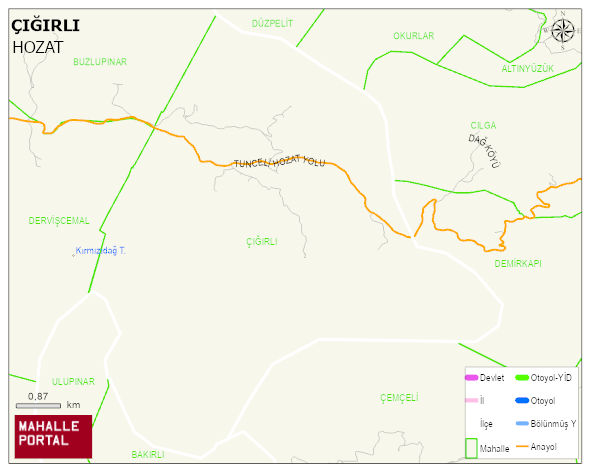 ÇIĞIRLI Köyü Haritası | Uydu Görüntüsü ve Harita Detayları