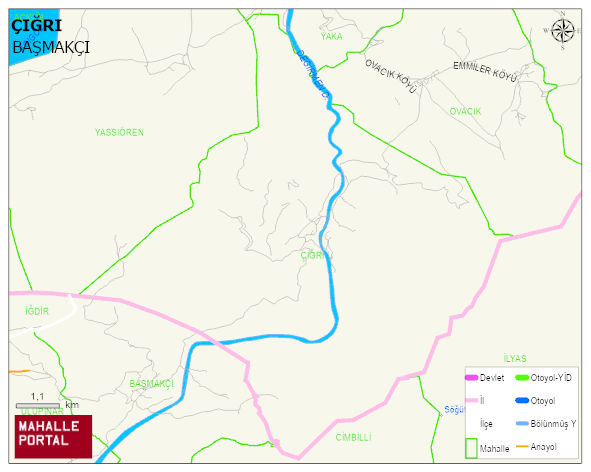 ÇIĞRI Köyü Haritası | İnteraktif Köy ve Mahalle Sınırları
