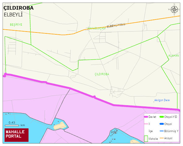 ÇILDIROBA Köyü Haritası | Uydu Görüntüsü ve Harita Detayları