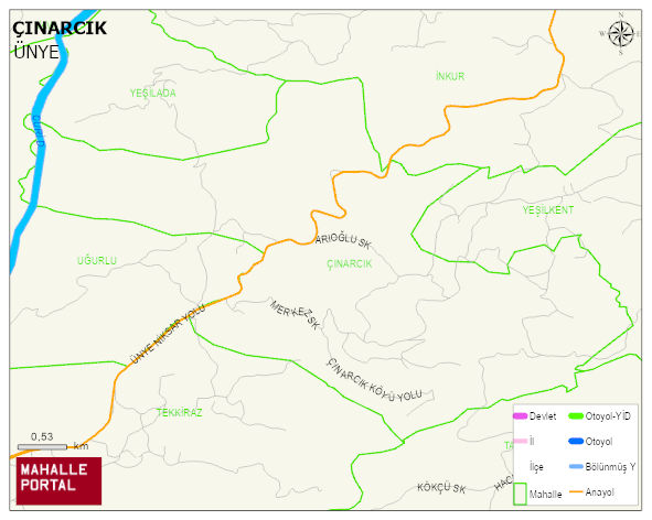 ÇINARCIK Mahallesi Haritası | Güncel Mahalle ve Köy Haritası