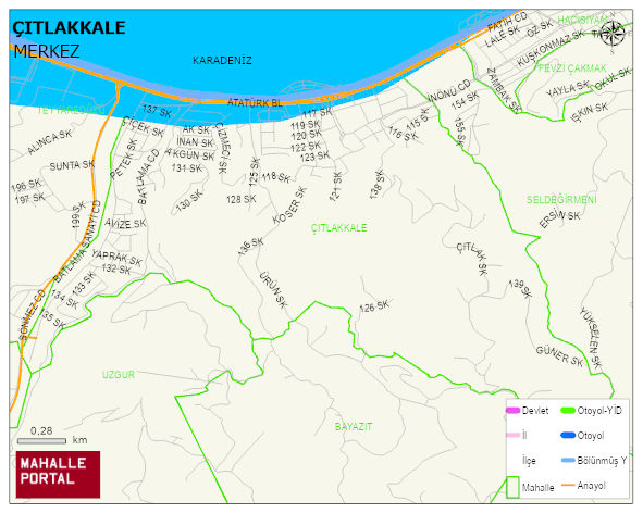 ÇITLAKKALE Mahallesi Haritası | Güncel Mahalle ve Köy Haritası