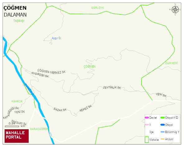 ÇÖĞMEN Mahallesi Haritası | Uydu Görüntüsü ve Harita Detayları