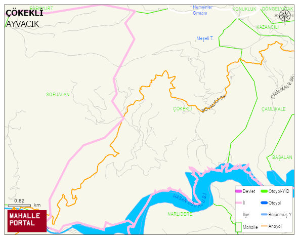 ÇÖKEKLİ Mahallesi Haritası | Güncel Mahalle ve Köy Haritası