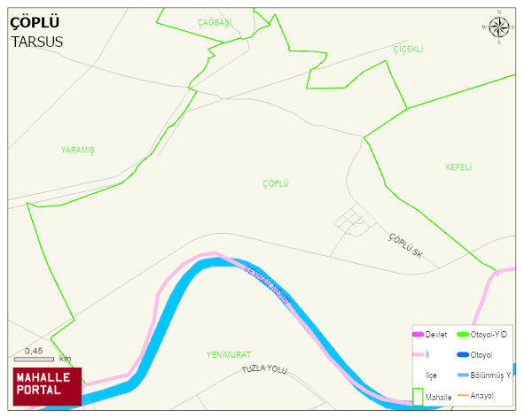 ÇÖPLÜ Mahallesi Haritası | Uydu Görüntüsü ve Harita Detayları