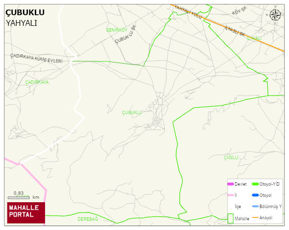 ÇUBUKLU Mahallesi Haritası | Mahalle ve Köy Sınırı