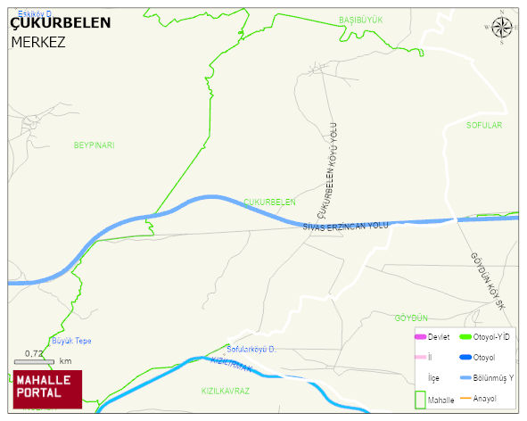 ÇUKURBELEN Köyü Haritası | İnteraktif Köy ve Mahalle Sınırları