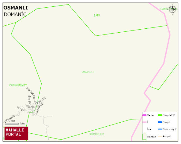 ÇUKURCA BELDESİ OSMANLI Mahallesi Haritası | Detaylı Köy ve Mahalle Görünümü