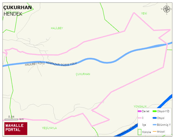 ÇUKURHAN Mahallesi Haritası | Güncel Mahalle ve Köy Haritası