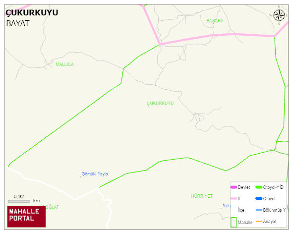 ÇUKURKUYU Köyü Haritası | Güncel Mahalle ve Köy Haritası