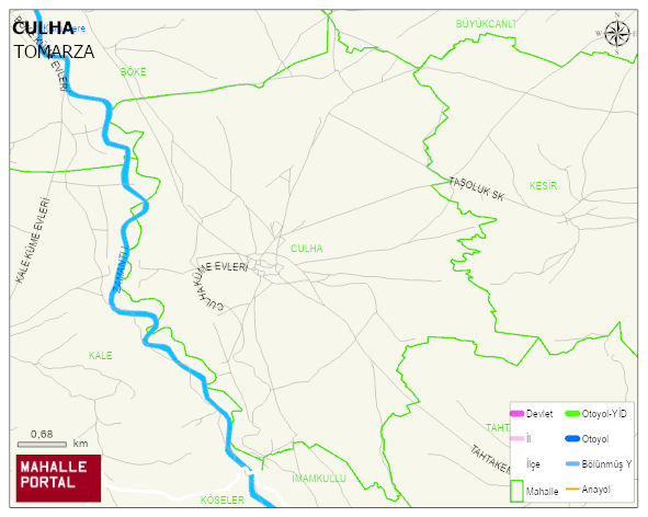 CULHA Mahallesi Haritası | Güncel Mahalle ve Köy Haritası