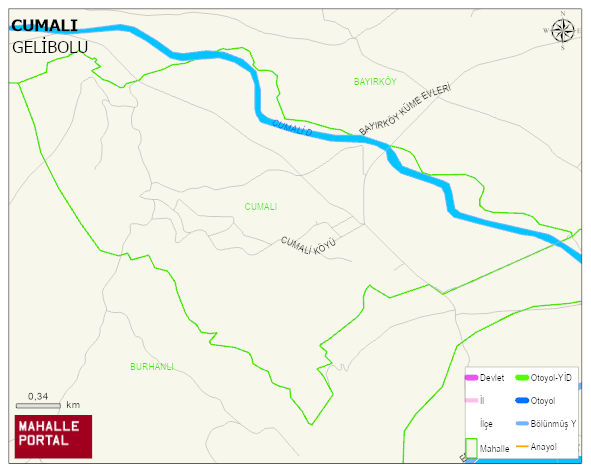 CUMALI Köyü Haritası | Coğrafi Yapı ve Detaylı Haritası