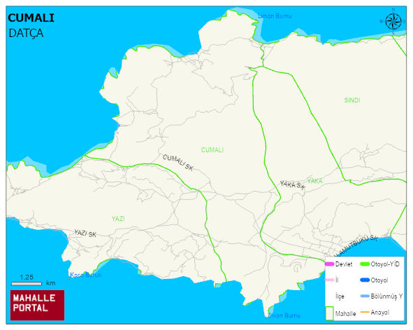 CUMALI Mahallesi Haritası | Dağlar, Ovalar ve Akarsu Bilgileri