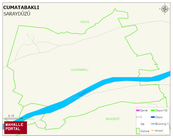 CUMATABAKLI Köyü Haritası | Detaylı Köy ve Mahalle Görünümü