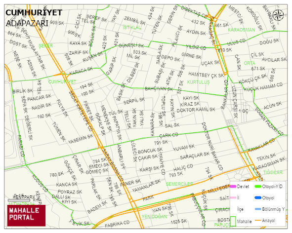 CUMHURİYET Mahallesi Haritası | Uydu Görüntüsü ve Harita Detayları